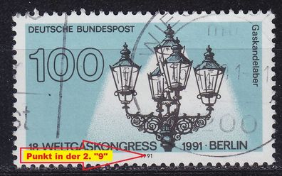 Germany BUND [1991] MiNr 1538 F16 ( O/ used ) [01] Plattenfehler