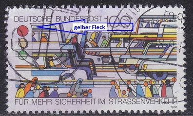 Germany BUND [1991] MiNr 1554 F44 ( O/ used ) [01] Plattenfehler