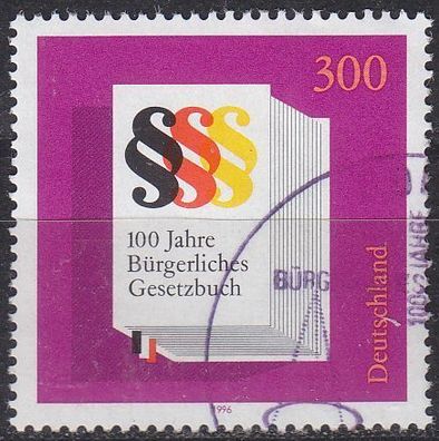 Germany BUND [1996] MiNr 1874 ( O/ used )