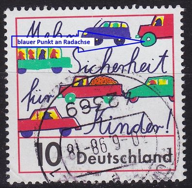Germany BUND [1997] MiNr 1954 F6B ( O/ used ) [02] Plattenfehler