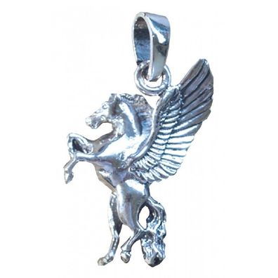 Anhänger Pegasus 3 cm Silber 925 2,8 g geflügeltes Pferd Mythologie Fantasy