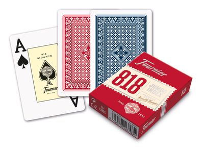 Fournier 818 Spielkarten (2 Jumbo Index) Rot/ Blau