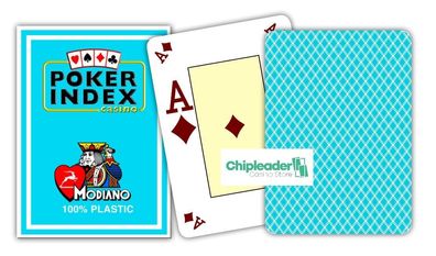 Modiano Poker Index (Omaha) Pokerkarten 100% Plastik