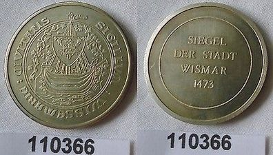 DDR Medaille Siegel der Stadt Wismar 1473 (110366)