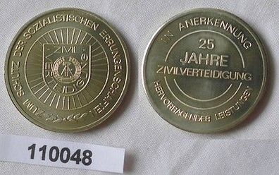 DDR Medaille 25 Jahre Zivilverteidigung in Anerkennung herv. Leistungen (110048)