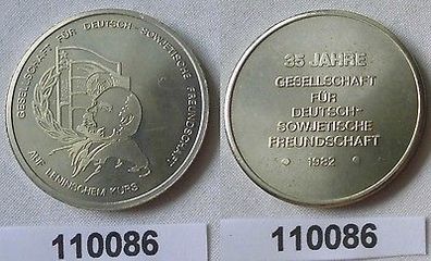 DDR Medaille 35 Jahre Gesellschaft für dt. sowjetische Freundschaft 1982(110086)