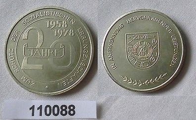 DDR Medaille 20 Jahre Zivilverteidigung 1958-1978 (110088)