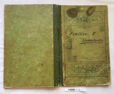 seltenes altes Familienstammbuch Werdau um 1910 (110568)