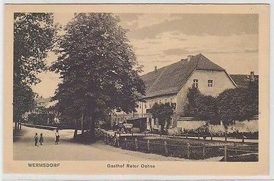 66135 Ak Wermsdorf Gasthof Roter Ochse um 1930