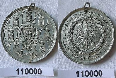 alte Medaille Erinnerung an das 5. Deutsche Turnfest Hamburg 1880 (110000)
