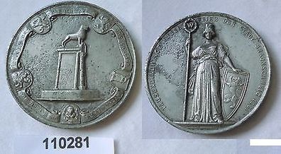 seltene Medaille 1000jährige Jubelfeier der Stadt Braunschweig 1861 (110281)