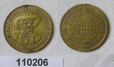 Medaille zum 130 jährigen Jubiläum der Firma Andre Hofer Salzburg 1889 (110206)
