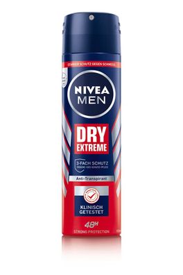 Nivea Men Deo Spray Dry Extreme 3fach Schutz 48h Formel 150ml 6er Pack