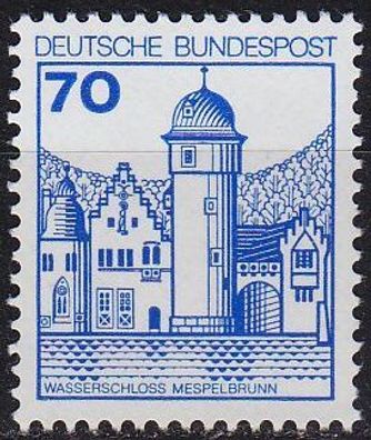 Germany BUND [1977] MiNr 0918 ( * */ mnh ) Bauwerke