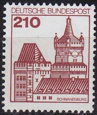 Germany BUND [1978] MiNr 0998 ( * */ mnh ) Bauwerke