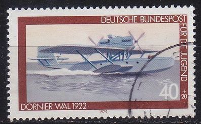 Germany BUND [1979] MiNr 1005 ( O/ used ) Flugzeug