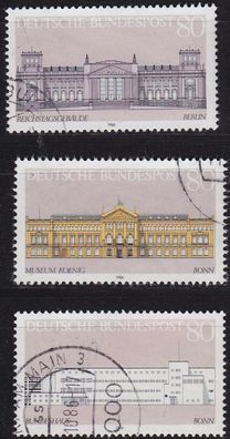 Germany BUND [1986] MiNr 1287-89 ( O/ used ) Bauwerke