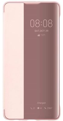 Original Huawei P30 Smart View Flip Cover 51992862 Schutzhülle Hülle Pink
