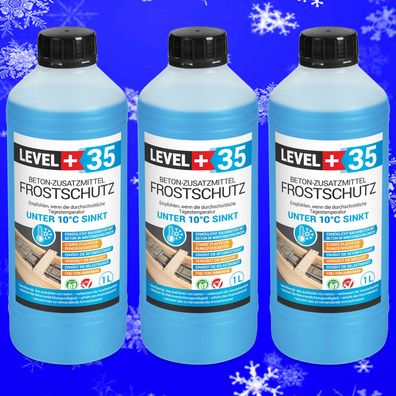 3 Liter Frostschutz - Plastifizierer Beton-Zusatzmittel - Betonverflüssiger RM35