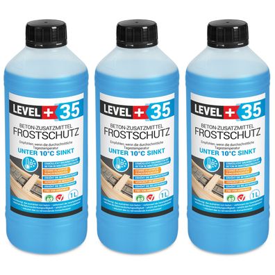 Frostschutz - Plastifizierer 3 L Beton-Zusatzmittel - Betonverflüssiger TOP RM35