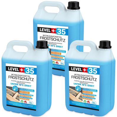 15 L Betonzusatz Frostschutz Beton-Zusatzmittel Plastifizierer Verflüssiger RM35