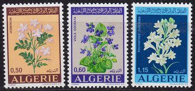 Algerien Algeria [1972] MiNr 0589-91 ( * * / mnh ) Blumen