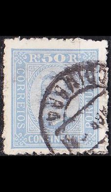 Portugal [1892] MiNr 0071 yA ( O/ used ) [01] blau