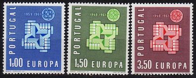 Portugal [1961] MiNr 0907-09 ( * * / mnh ) CEPT