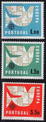 Portugal [1963] MiNr 0948-50 ( * * / mnh ) CEPT