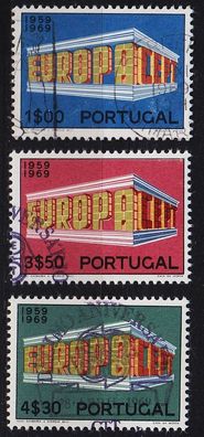 Portugal [1969] MiNr 1070-72 ( O/ used ) CEPT