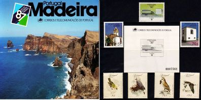 Portugal [Madeira] Jahrgang 1987 ( * * / mnh ) mit Schwarzdruck