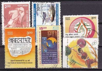 INDIEN INDIA (Lot] 09 ( O/ used ) gut, neuere Jahre