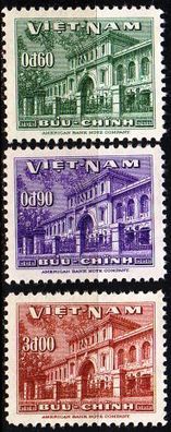 Vietnam SÜD SOUTH [1956] MiNr 0108-10 ( * */ mnh )