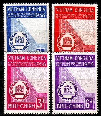 Vietnam SÜD SOUTH [1958] MiNr 0164-67 ( * */ mnh ) UNO