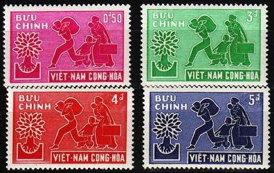 Vietnam SÜD SOUTH [1960] MiNr 0204-07 ( * */ mnh )