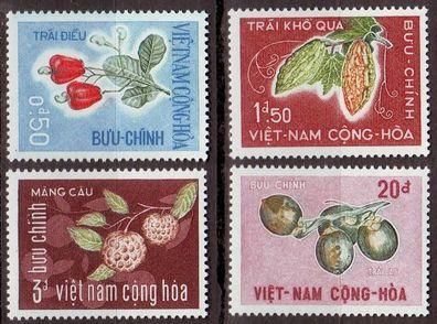 Vietnam SÜD SOUTH [1967] MiNr 0378-81 ( * */ mnh ) Pflanzen