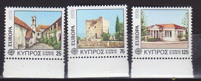 ZYPERN CYPRUS [1978] MiNr 0484-86 ( * * / mnh ) CEPT