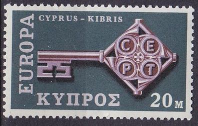 ZYPERN CYPRUS [1968] MiNr 0307 ( * * / mnh ) CEPT