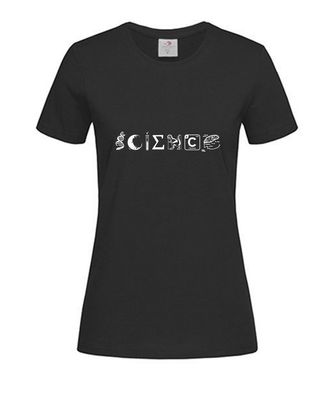 T-Shirt Damen-WISSENSCHAFT (COEXIST)