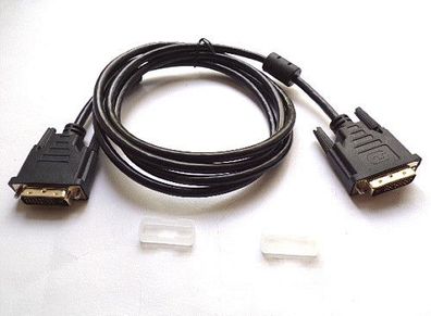 DVI-D Kabel PC Monitor Bildschirm Anschlusskabel M-M 18-polig Stecker-Stecker 1,8 m