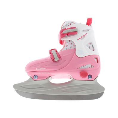 Nijdam Schuhe für Mädchen Größe 34-37 Pink Schlittschuhe 3021RFG