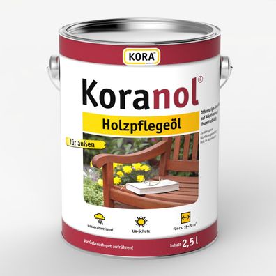 Kora Koranol Holzpflegeöl 2,5 Liter