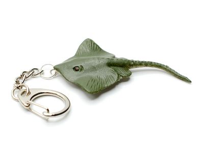 Rochen Schlüsselanhänger Miniblings Anhänger Schlüsselring Tauchen Manta grün