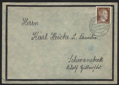 EF Deutsches Reich Mi 782 gest 13.1.44 Schwanebeck Drucksache HK033