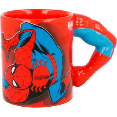 Stor 90063 Marvel Spiderman Arm 3D Keramiktasse 330 ml Trinkbecher Becher Mug