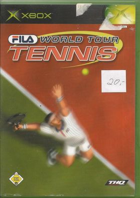 Fila World Tour Tennis (Microsoft Xbox, 2002, DVD-Box) Rarität