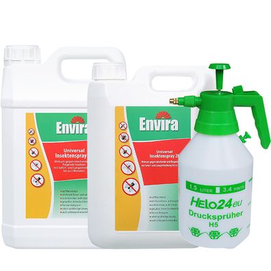Universal Mittel Spray Gift gegen Ungeziefer ENVIRA 500ml 2L mit/ ohne Sprüher