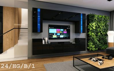 Future 24 Möbel für Wohnzimmer Wohnwand Mediawand Schrankwand Wohnschrank