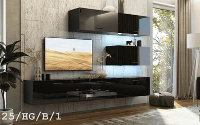 Future 25 Möbel für Wohnzimmer Wohnwand Mediawand Schrankwand Wohnschrank