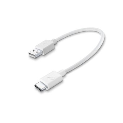 Cellularline USB 2.0 Kabel Typ A zu Typ C 15cm 480 Mbps für Huawei SuperCharge